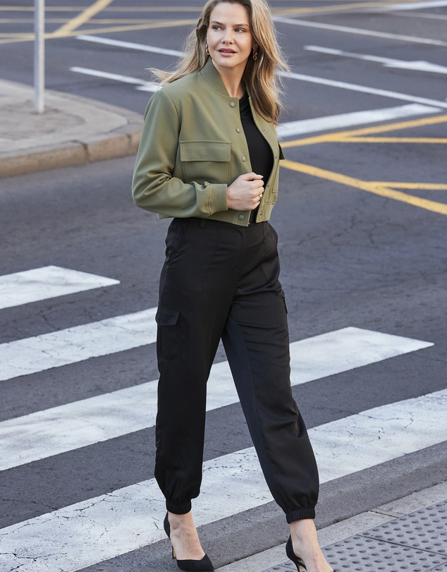 Sosandar - Utility Bomber Jacket