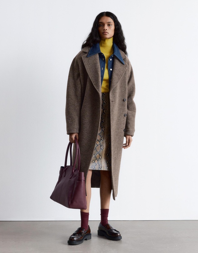 & Other Stories - Voluminous Belted Wool Coat