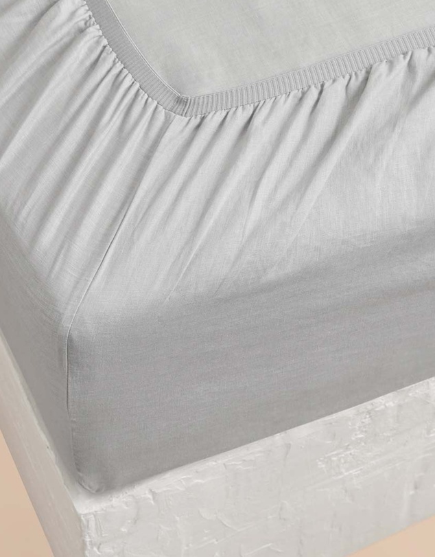 Sheet Society - Eve Linen Cot Fitted Sheet