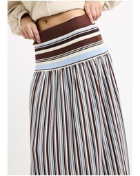 Subtitled - Sirena Striped Maxi Skirt