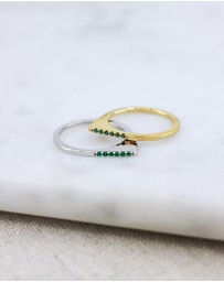 CA Jewellery - Envy Pyramid Ring Silver