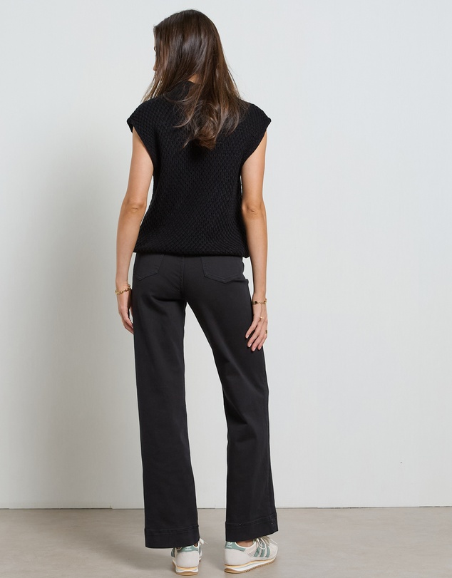 DRICOPER DENIM - Maarte Black Wide Leg Jeans