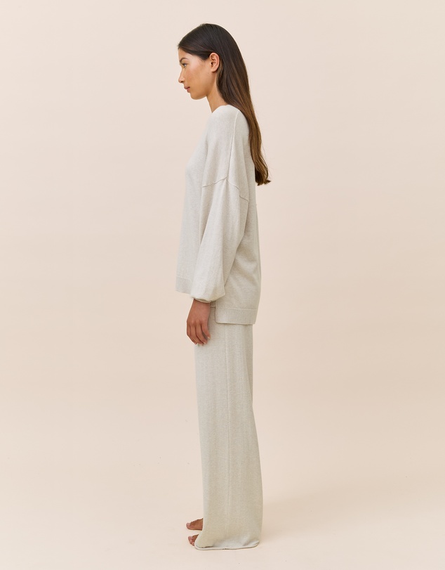 Papinelle - Cotton Cashmere Straight Leg Pant