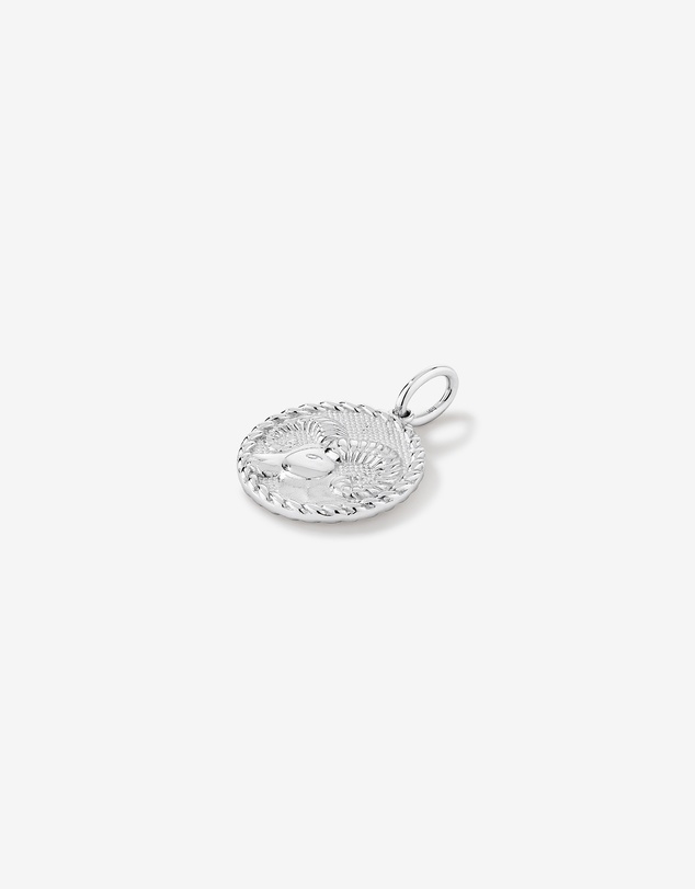 Michael Hill - Diamond Accent Aries Zodiac Pendant in Sterling Silver