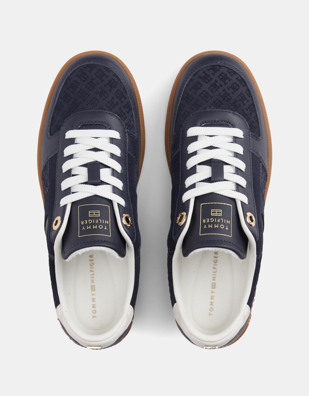 Tommy Hilfiger - TH Tribeca Monogram Sneakers - Women's