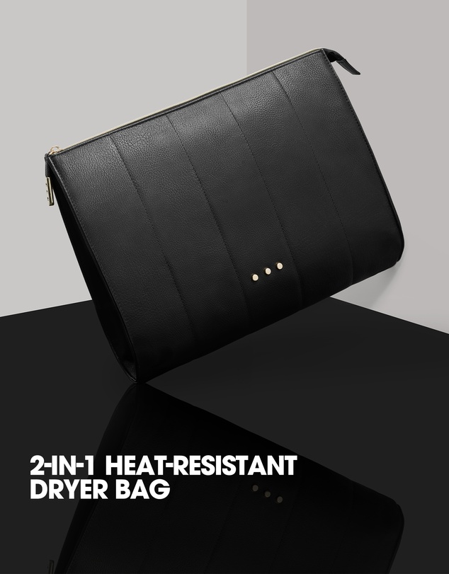 ghd - heat-resistant hair dryer bag & mat