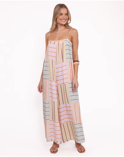 Petal & Pup - Abegail Flowy Jumpsuit- Multi Stripe