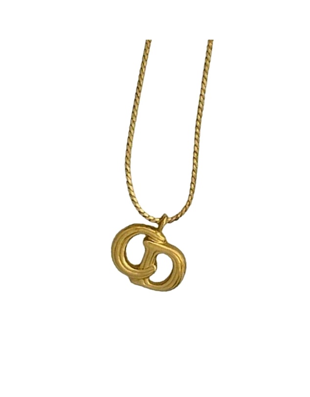 Pre-Loved by Azura Reborn - Pre-Loved Gold Plated CD Logo Pendant Necklace