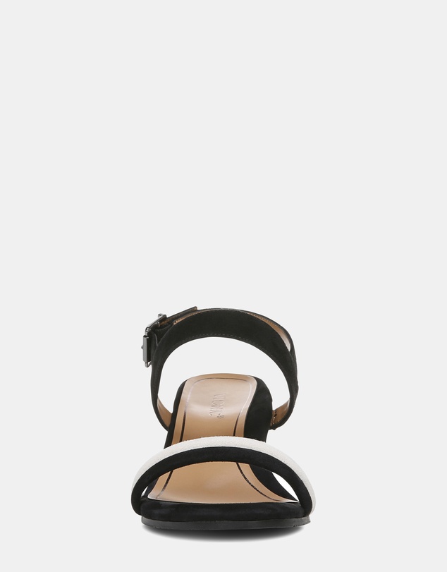 Vionic - Paula Block Heel - Black/White