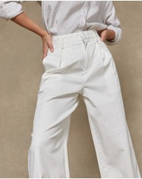 DRICOPER DENIM - Maya Ivory Wide Leg Pants