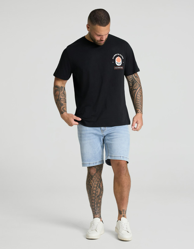 Johnny Bigg - Flames Print Tee