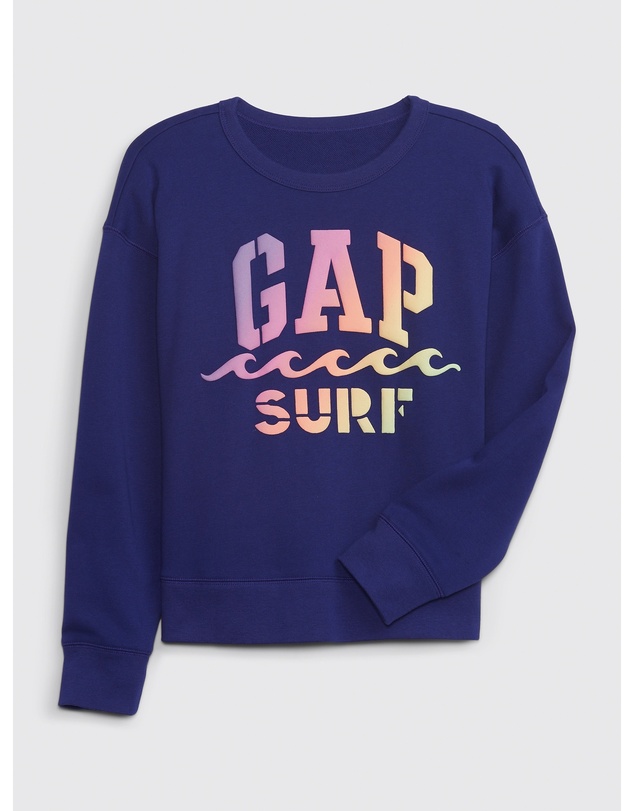 gap logo kapüşonlu sweatshirt