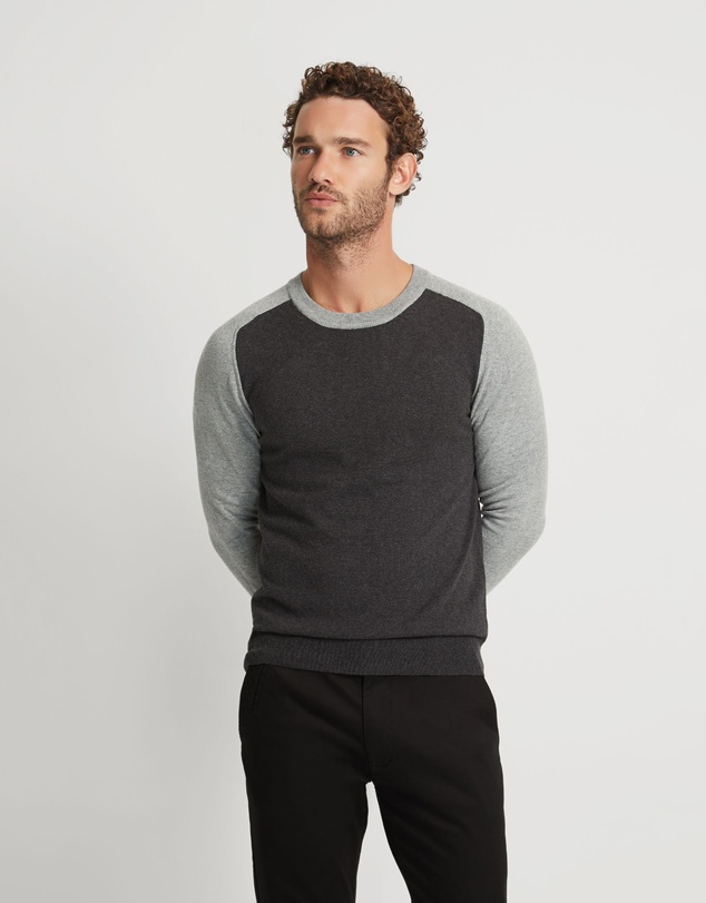 Oxford - Finn Crew Neck Cashmere Blend Top