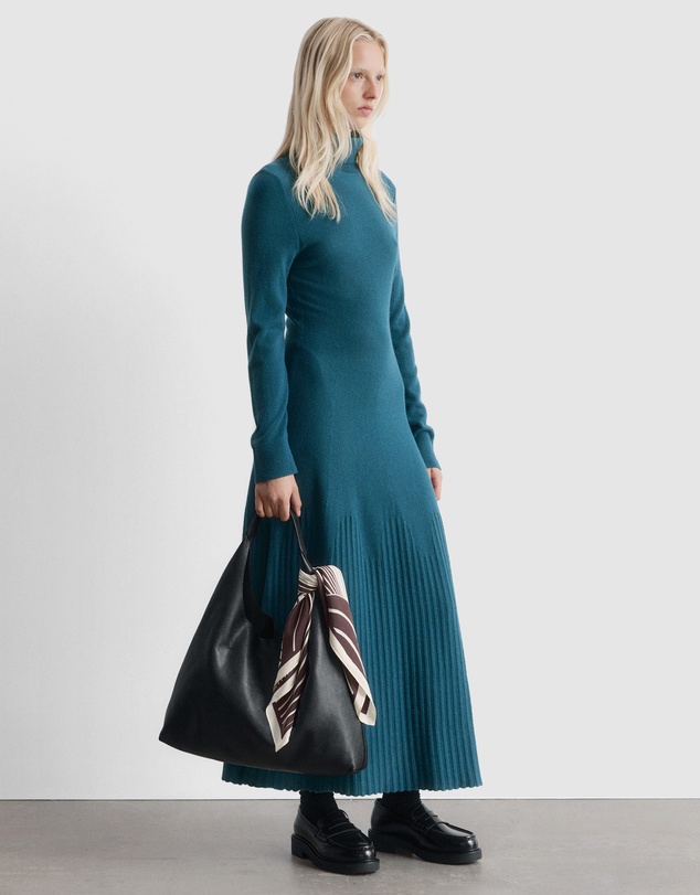 & Other Stories - Merino Wool Turtleneck Maxi Dress