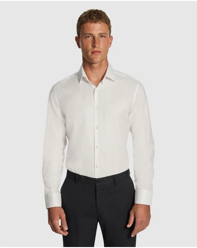 yd. - Monaco Pure Cotton Textured Dress Shirt