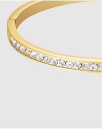 Rosefield - Crystal Gold-Tone Bangle