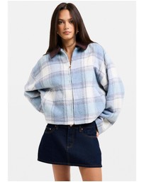 Subtitled - Nevada Plaid Oversized Jacket
