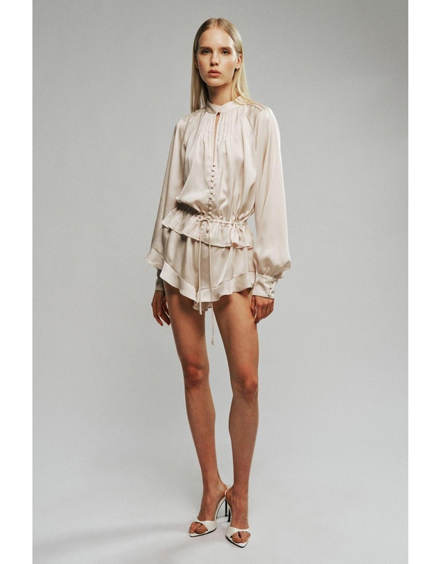 Bardot - Lorelle Frill Detail Playsuit