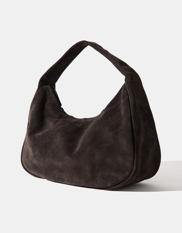 St. Agni - Suede Large Bon Bon Bag