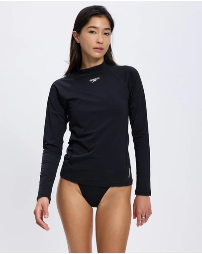 Speedo - Classic Logo Long Sleeve Rash Top