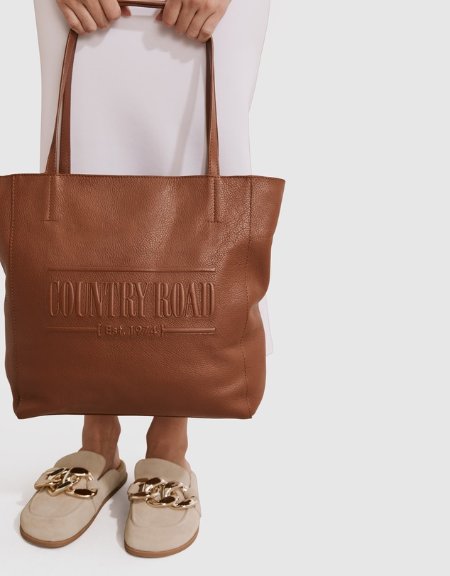 Country Road - Heritage Leather Shopper