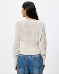 Cotton On - Feather Button Cardigan