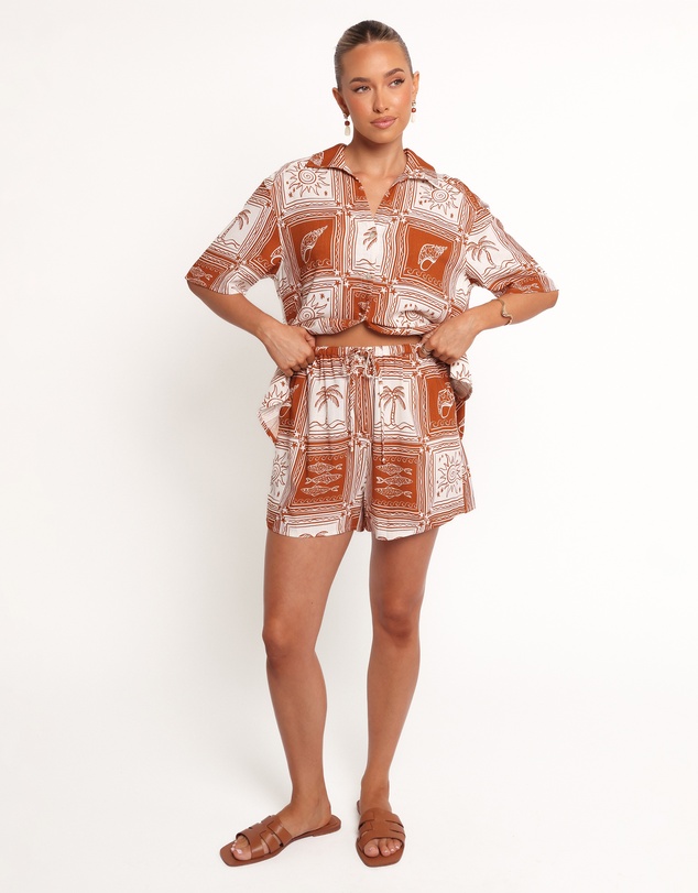 Petal & Pup - Coco Short Sleeve Shirt - Kohana Print