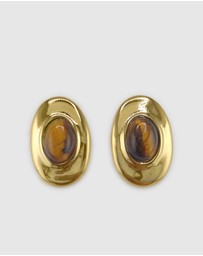 Izoa - Violet Stud Earrings