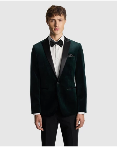 yd. - Milan Velvet Tuxedo Jacket