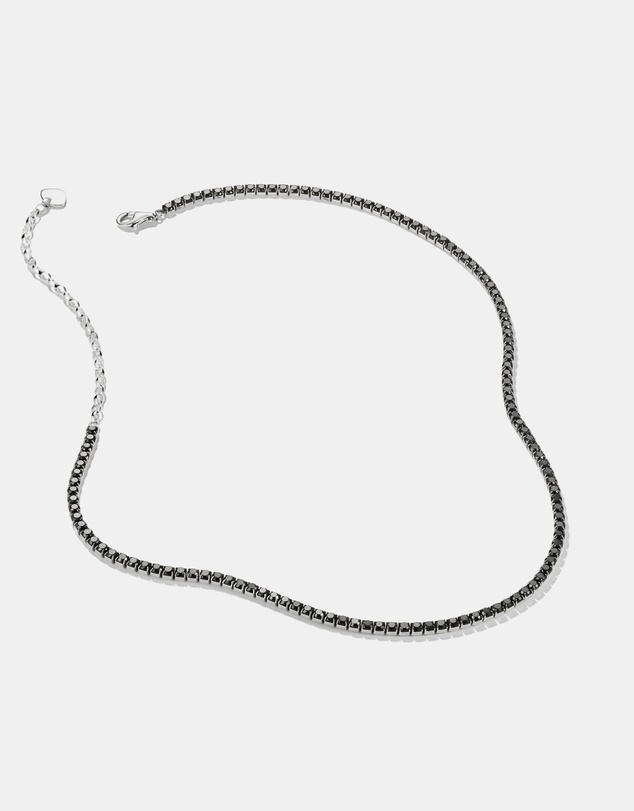 THOMAS SABO - THOMAS SABO Tennis Necklace Sparkling Black with Zirconia Stones