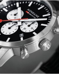 Mondaine - Mondaine Official Swiss Railways Neo Chronograph Super-LumiNova® Watch