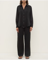 Assembly Label - Pippa Silk Long Sleeve Shirt