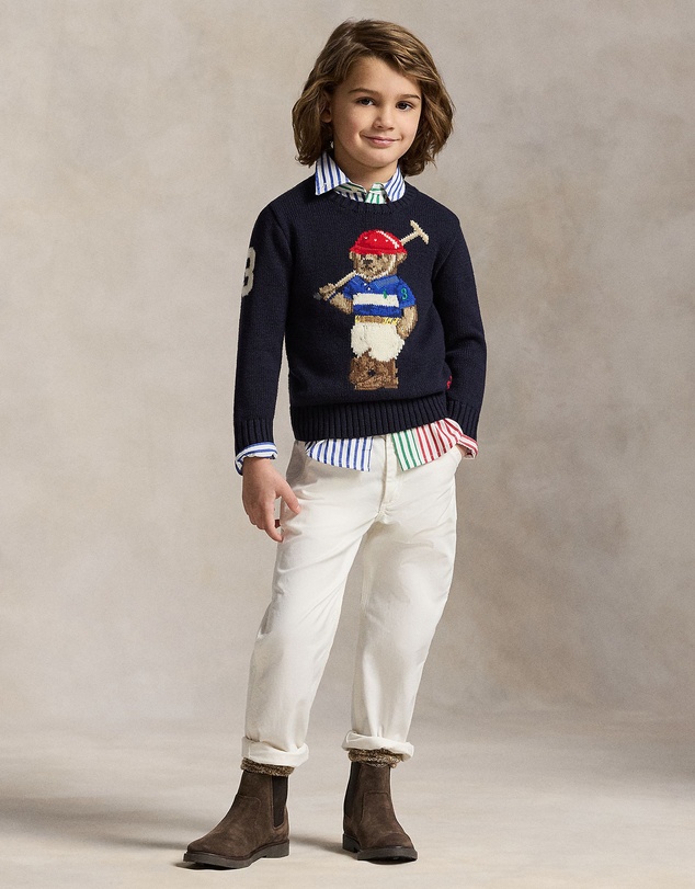 Polo Ralph Lauren - Polo Bear Crewneck Sweater - Kids