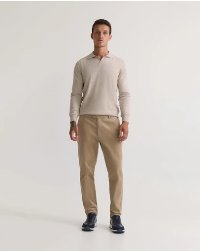 Oxford - Dominic Open Polo Collar Knit