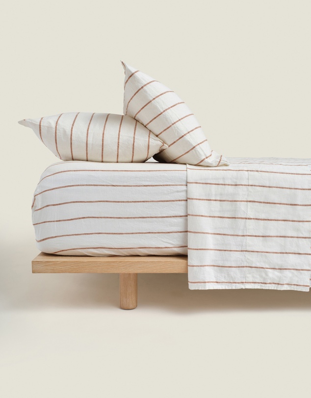 Carlotta + Gee - 100% Linen Fitted Sheet