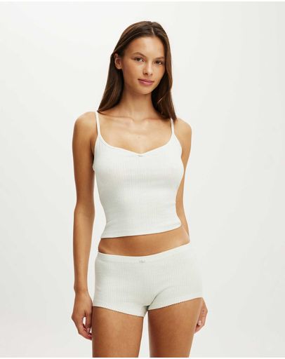 MILLIE MICRO GINGHAM MILKY MATCHA