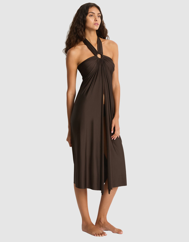 Sea Level Australia - Essentials Edit Multi Wear Skirt Espresso INDENT