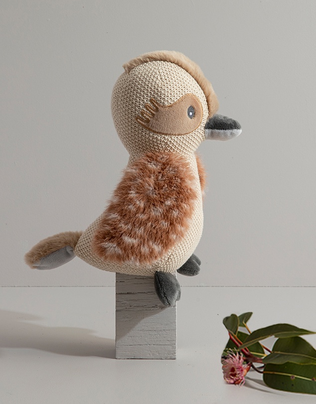 Living Textiles - Knitted Toy - Kenny the Kookaburra