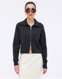 Minima Esenciales - Niles Merino Wool Zip Cardigan