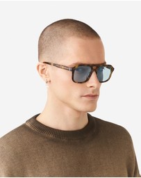 Hawkers Co - HAWKERS - Leaves Carpet Blue CROUPIER Sunglasses for Men and Women UV400