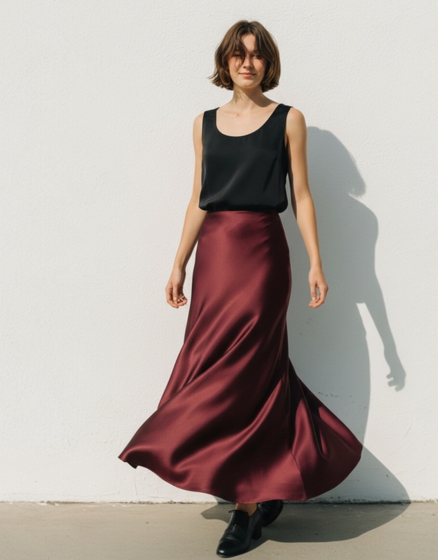 Mossée - Ayla Silk Skirt