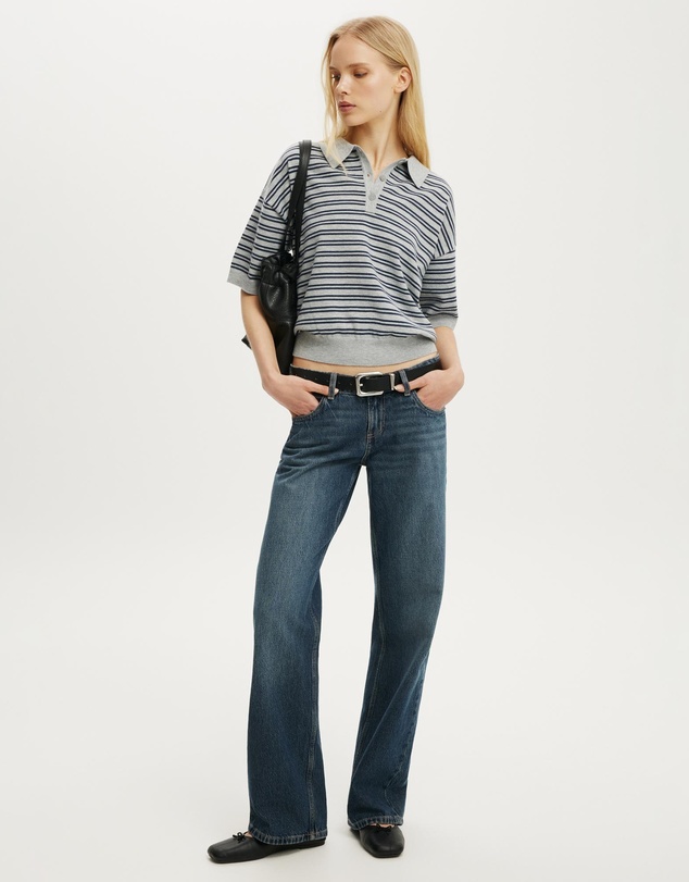 Cotton On - SS Boxy Polo Knit Jumper