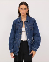 Calli - Margot Denim Barn Jacket