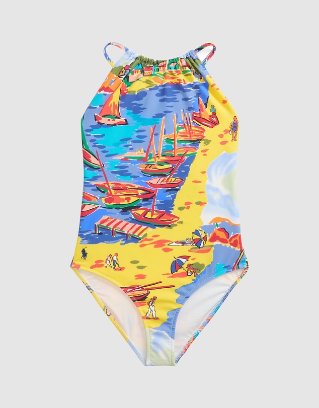 Polo Ralph Lauren - Riviera Print One Piece Swimsuit - ICONIC EXCLUSIVE - Kids-Teens