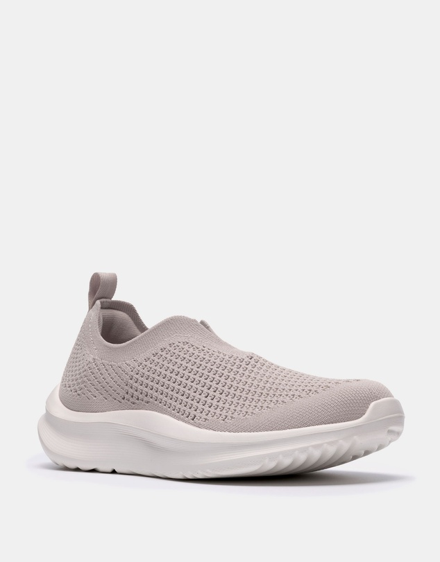 Clarks - Solevana Knit Pale Grey