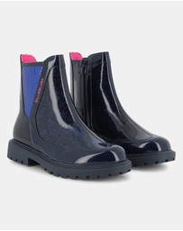 Billieblush - Faux Leather Ankle Boots - Kids-Teens