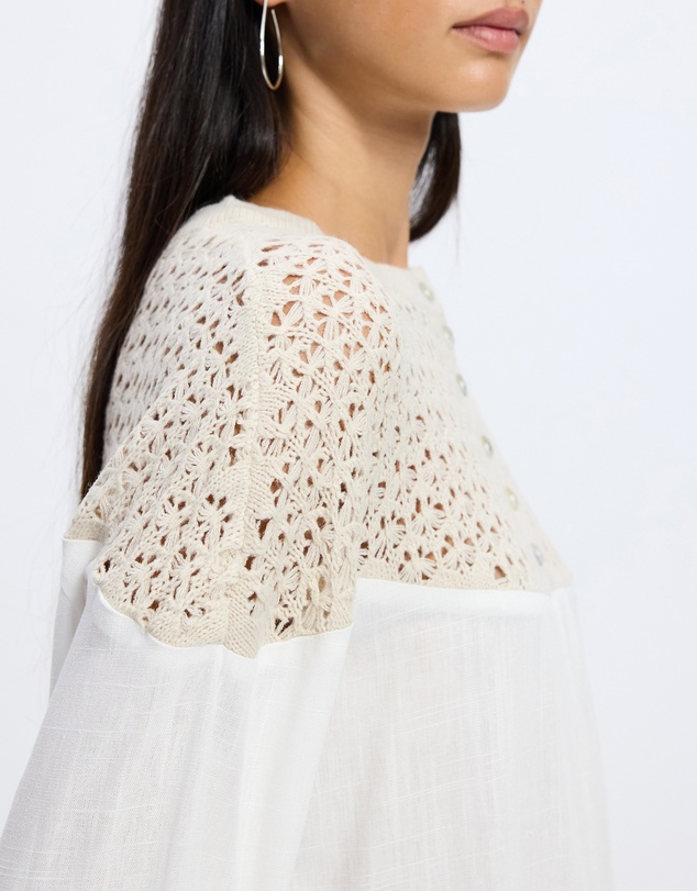 Mossée - Amina Knit Cotton Shirt