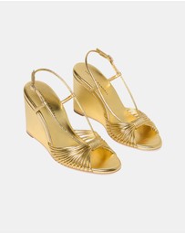 Loeffler Randall - Marren Strappy Slingback Wedge Sandals