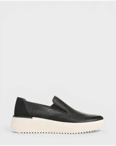 Vionic - Kearny 2.0 Platform Slip-On Sneaker - Black