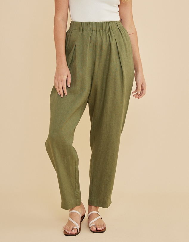 Amelius - Carter Elasticated Linen Pant